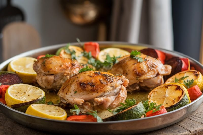 One-Pan Lemon Herb Chicken and Vegetables