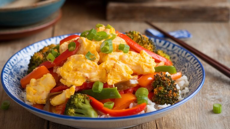 Delicious Egg and Veggie Stir Fry