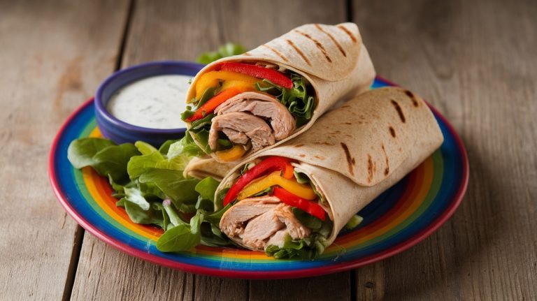 Delicious Grilled Chicken and Veggie Wraps Recipe