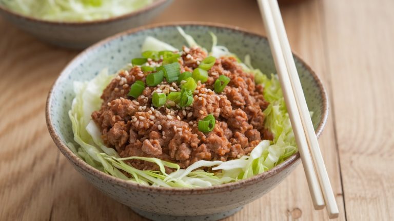 Delicious Keto Egg Roll in a Bowl