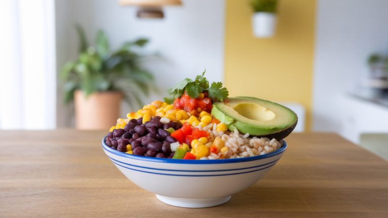 Delicious Rice and Bean Bowl Recipe