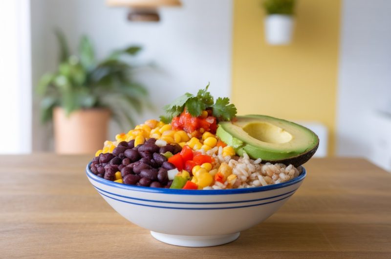 Hearty Rice and Bean Bowl Recipe