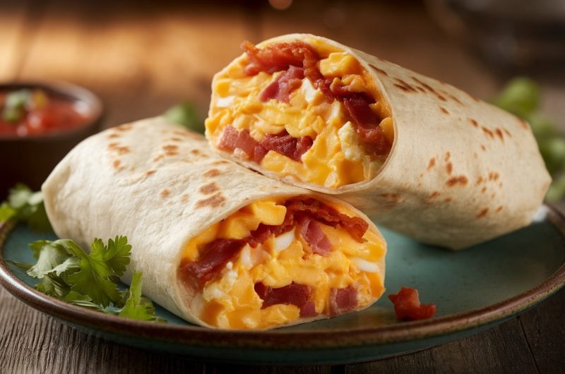 Savory Breakfast Burritos Recipe