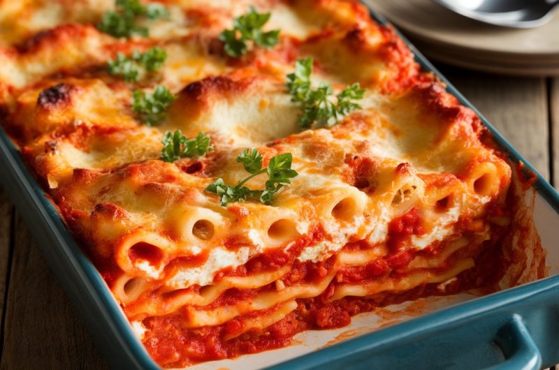 Cheesy Baked Ziti Recipe