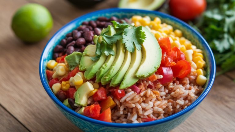 Delicious and Filling Vegetarian Burrito Bowls