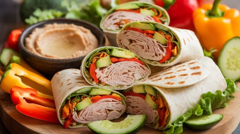 Delicious and Nutritious Turkey and Veggie Wraps