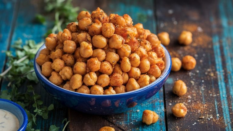 Deliciously Crunchy Roasted Chickpeas