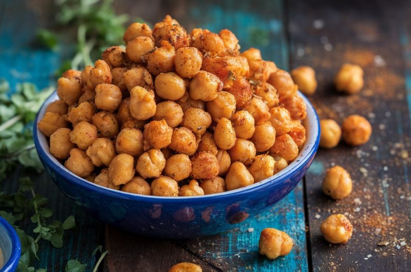 Crispy Roasted Chickpeas Recipe