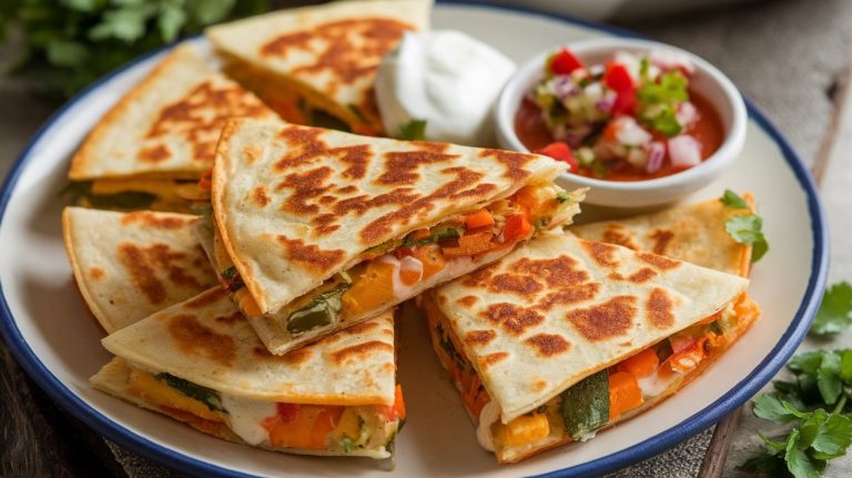 Deliciously Easy Mini Cheesy Veggie Quesadillas