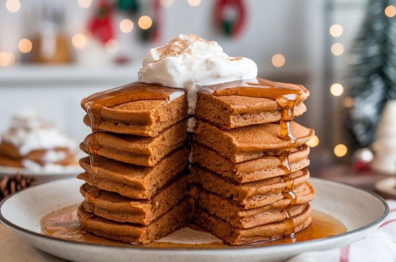 Spiced Gingerbread Pancakes Recipe