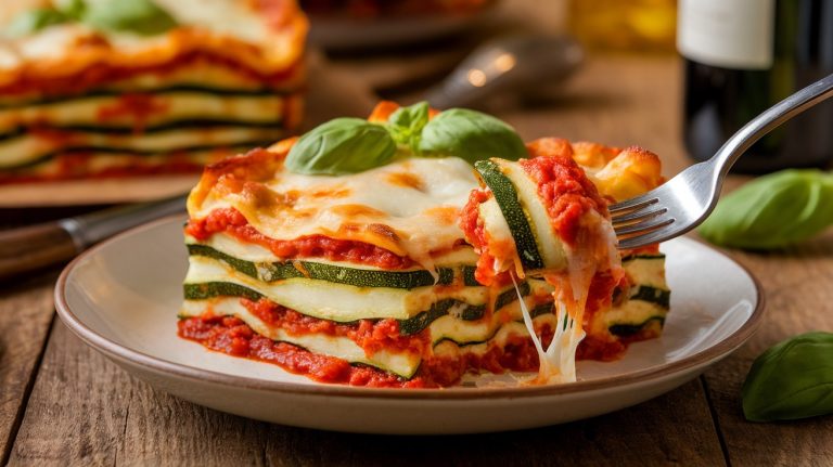 Deliciously Healthy Zucchini Lasagna