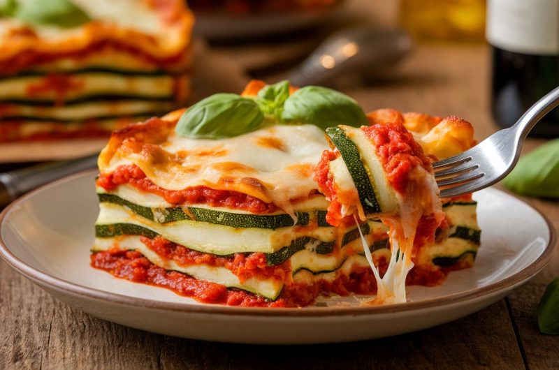 Keto-Friendly Zucchini Lasagna Recipe