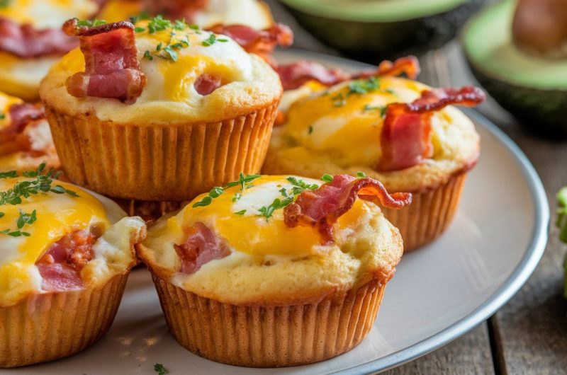 Savory Keto Bacon and Egg Muffins Recipe