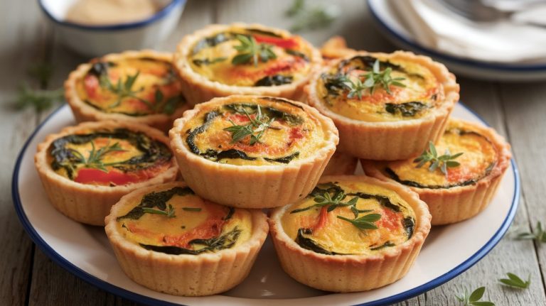 Easy and Customizable Mini Quiche Cups