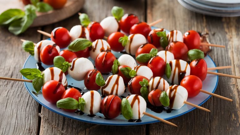 Easy and Elegant Mini Caprese Skewers