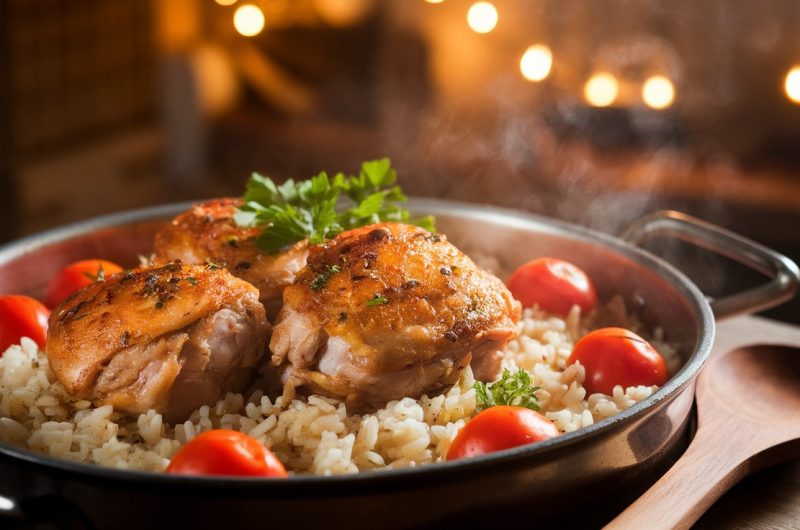 One-Pot Chicken and Rice Delight