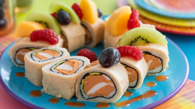 Fun and Easy Peanut Butter and Jelly Sushi Rolls Recipe