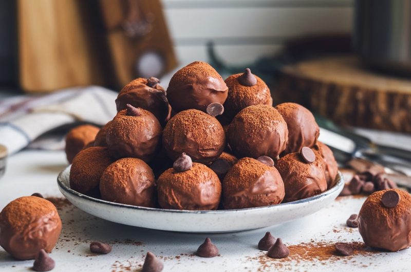 No-Bake Chocolate Peanut Butter Energy Bites