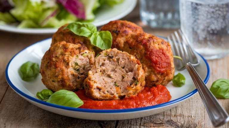 Healthy Turkey and Zucchini Meatballs