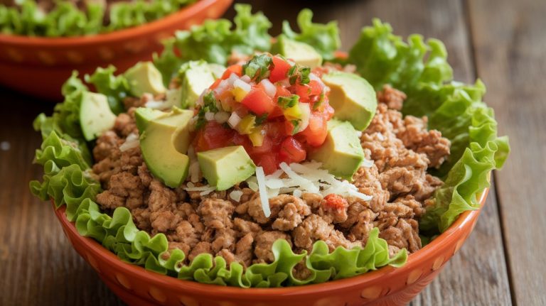 Healthy and Flavorful Turkey Taco Bowl