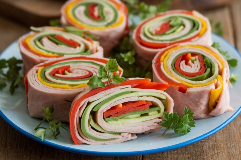 Veggie-Packed Turkey Roll-Ups Recipe