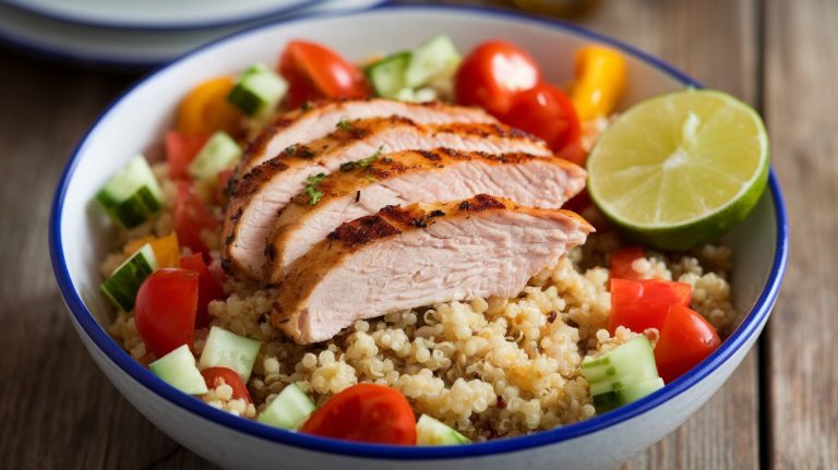 Nutritious Grilled Chicken and Quinoa Bowl Recipe