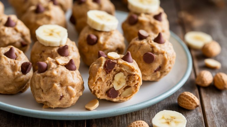 Quick and Healthy Peanut Butter Banana Bites