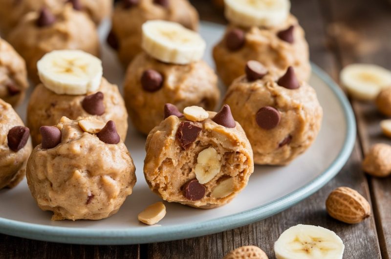 No-Bake Peanut Butter and Banana Energy Bites