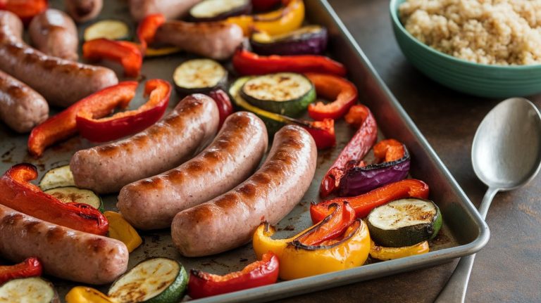 Sheet Pan Sausage and Veggies