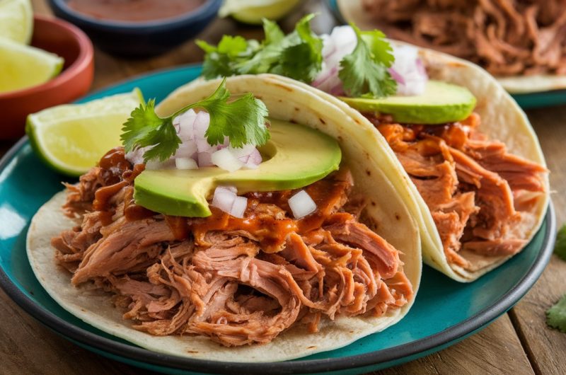 Savory Slow Cooker Pulled Pork Tacos Recipe