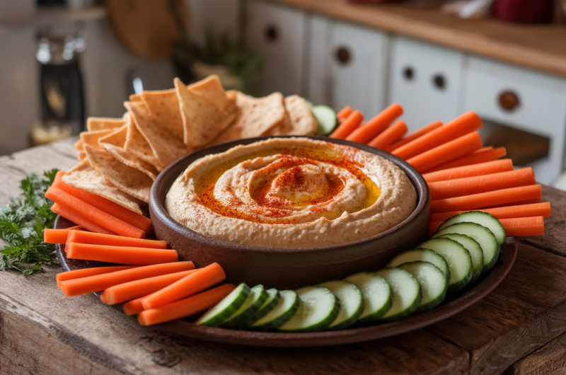 Smooth and Creamy Hummus Dip Recipe