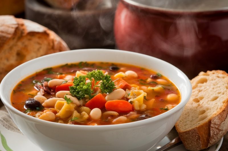 Hearty Homemade Minestrone Soup Recipe