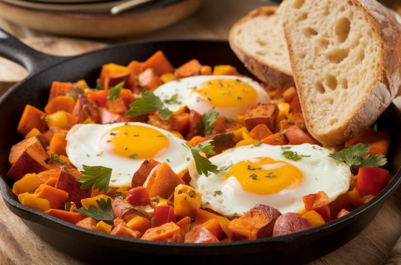 Savory Sweet Potato Breakfast Hash Recipe