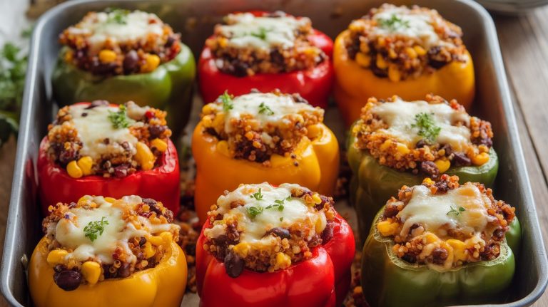 The Ultimate Vegetarian Stuffed Bell Peppers Recipe