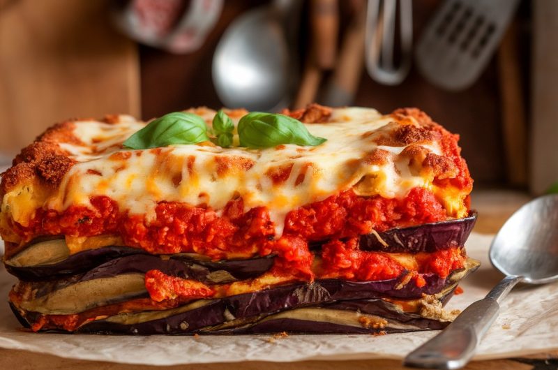 Delicious Vegan Eggplant Parmesan Casserole Recipe