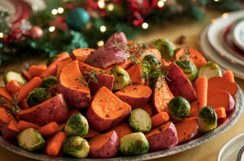 Festive Holiday Spiced Roasted Vegetables Recipe